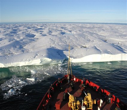 Pinnacled iceberg (Courtesy of Canadian Ice Service)