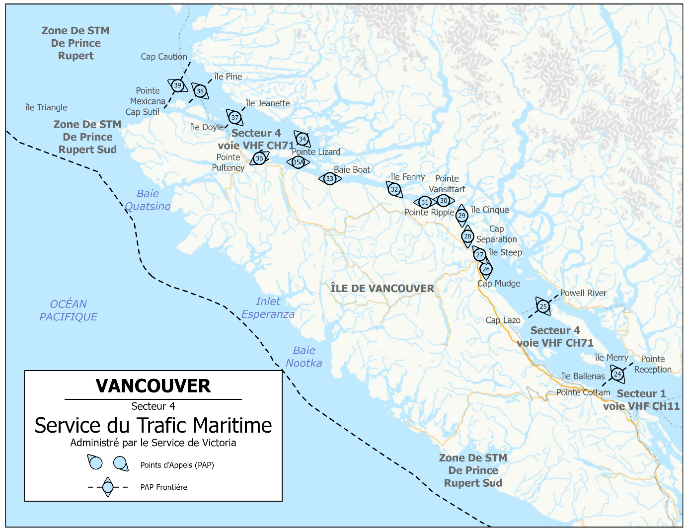 Vancouver - Service du trafic maritime - Secteur 4