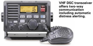 VHF DSC transeiver