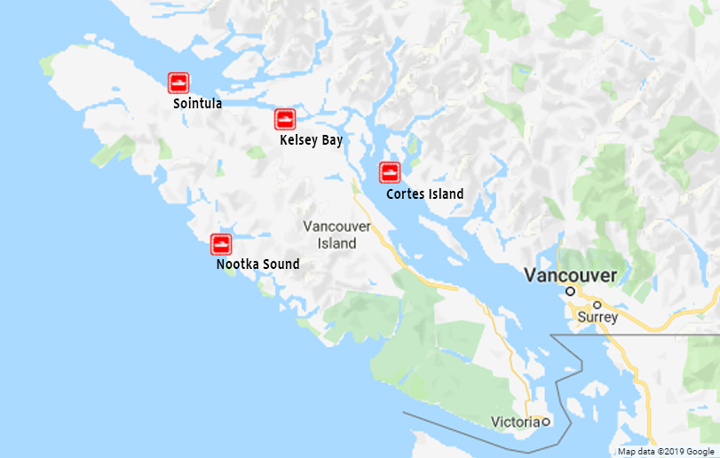 Map showing IRB stations in the Western region